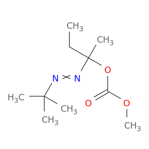 Carbonic acid, 1-[(1,1-dimethylethyl)azo]-1-methylpropyl methyl ester