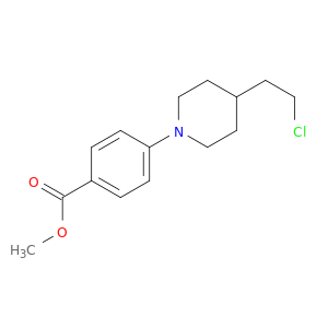 苯甲酸4-[4-(2-氯乙基)-1-哌啶基]-甲酯