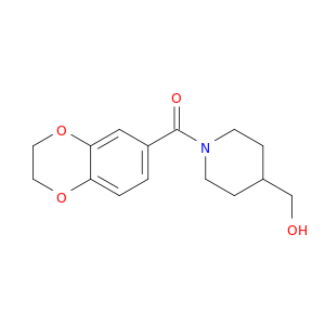 (2,3-二氢苯并[b][1,4]二噁烷-6-基)(4-(羟甲基)哌啶-1-基)甲酮