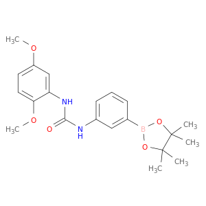 3-(2,5-二甲氧基苯基脲基)苯硼酸频那醇酯