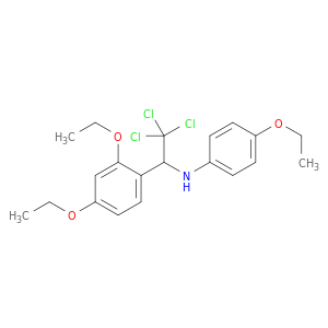 4-ETHOXY-N-(2,2,2-TRICHLORO-1-(2,4-DIETHOXYPHENYL)ETHYL)ANILINE