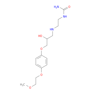 Urea, [2-[[2-hydroxy-3-[4-(2-methoxyethoxy)phenoxy]propyl]amino]ethyl]-