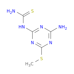 Thiourea, [4-amino-6-(methylthio)-1,3,5-triazin-2-yl]-
