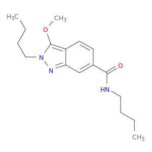 2H-Indazole-6-carboxamide, N,2-dibutyl-3-methoxy-