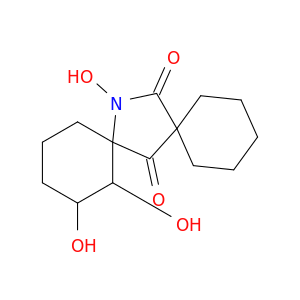 9,10,14-trihydroxy-14-azadispiro[5.1.5.2]pentadecane-7,15-dione