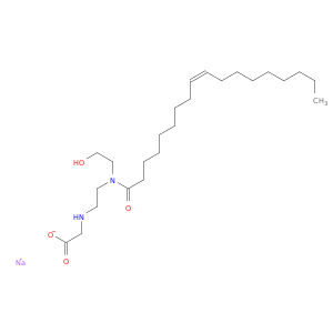 甘氨酸,N-[2-[(2-羟乙基)[(9Z)-1-氧代-9-十八加入-1-基]氨基]乙基]-,钠盐(1：1)