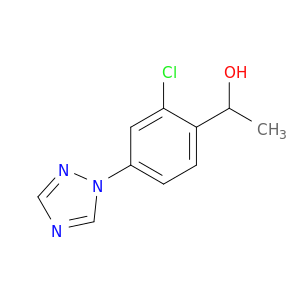1-[2-chloro-4-(1H-1,2,4-triazol-1-yl)phenyl]ethan-1-ol