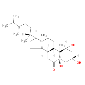 Ergost-24(28)-en-6-one,1,3,5-trihydroxy-, (1a,3b,5a)- (9CI)