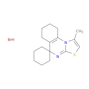 1'-methyl-6',7',8',9'-tetrahydrospiro[cyclohexane-1,5'-[1,3]thiazolo[3,2-a]quinazoline] hydrobromide(1:1)
