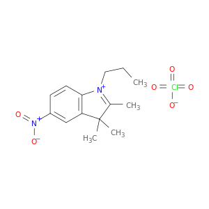 3H-Indolium, 2,3,3-trimethyl-5-nitro-1-propyl-, perchlorate