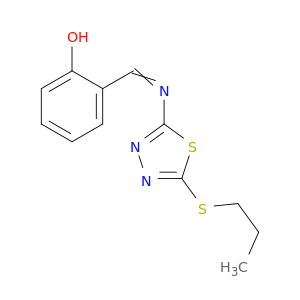 Phenol, 2-[[[5-(propylthio)-1,3,4-thiadiazol-2-yl]imino]methyl]-