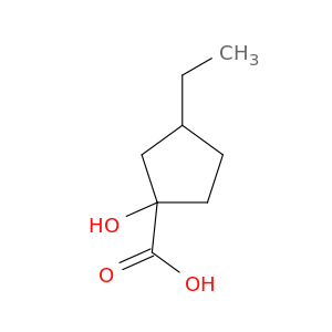 3-Ethyl-1-hydroxycyclopentane-1-carboxylic Acid