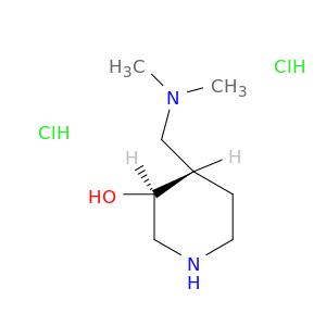 3-哌啶醇,4-[(二甲基氨基)甲基]-,盐酸盐(1：2),(3r,4r)-rel-