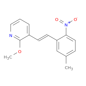 Pyridine, 2-methoxy-3-[(1E)-2-(5-methyl-2-nitrophenyl)ethenyl]-