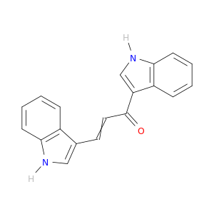 2-Propen-1-one, 1,3-di-1H-indol-3-yl-