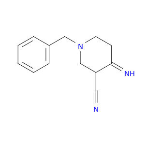 3-Piperidinecarbonitrile,4-imino-1-(phenylmethyl)-