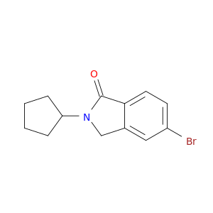 1H-Isoindol-1-one, 5-bromo-2-cyclopentyl-2,3-dihydro-