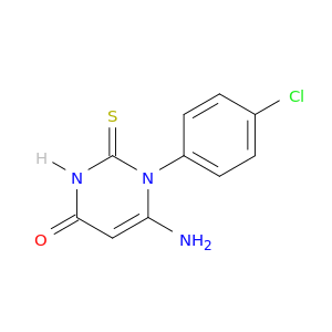 4(1H)-Pyrimidinone,6-amino-1-(4-chlorophenyl)-2,3-dihydro-2-thioxo-