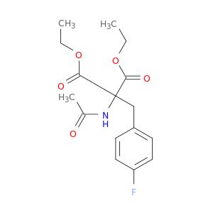 Propanedioic acid, (acetylamino)[(4-fluorophenyl)methyl]-, diethyl ester