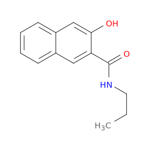 2-Naphthalenecarboxamide, 3-hydroxy-N-propyl-