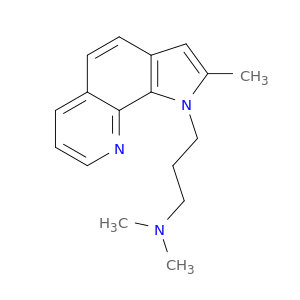 1H-Pyrrolo[3,2-h]quinoline-1-propanamine, N,N,2-trimethyl-