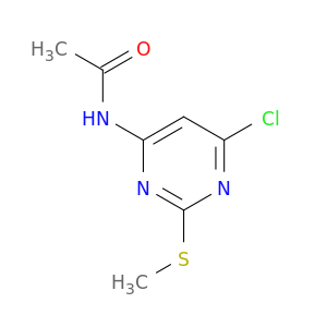 Acetamide, N-[6-chloro-2-(methylthio)-4-pyrimidinyl]-
