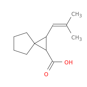 Spiro[2.4]heptane-1-carboxylic acid, 2-(2-methyl-1-propenyl)-