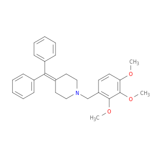 Piperidine, 4-(diphenylmethylene)-1-[(2,3,4-trimethoxyphenyl)methyl]-