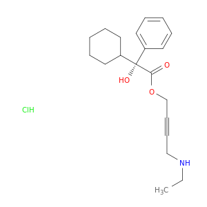苯甲酸,α-环己基-α-羟基-,4-(乙基氨基)-2-丁炔-1-基酯,盐酸盐(1：1),(αr)-