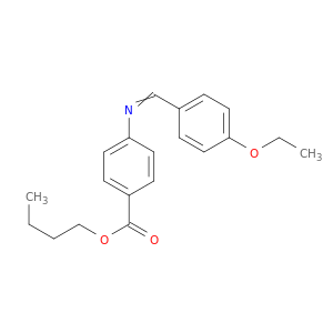 Benzoic acid, 4-[[(4-ethoxyphenyl)methylene]amino]-, butyl ester