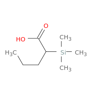 Pentanoic acid, 2-(trimethylsilyl)-