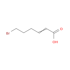 2-Hexenoic acid, 6-bromo-