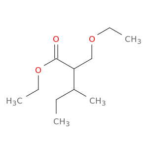 Pentanoic acid, 2-(ethoxymethyl)-3-methyl-, ethyl ester