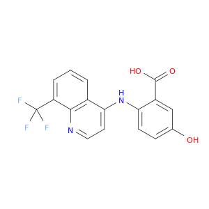 Benzoic acid,5-hydroxy-2-[[8-(trifluoromethyl)-4-quinolinyl]amino]-