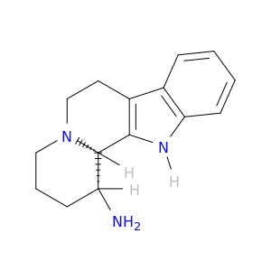 Indolo[2,3-a]quinolizin-1-amine, 1,2,3,4,6,7,12,12b-octahydro-, cis-