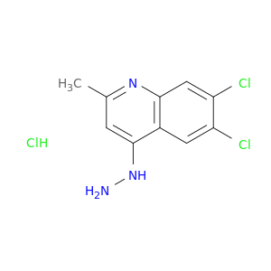 6,7-Dichloro-4-hydrazino-2-methylquinoline hydrochloride