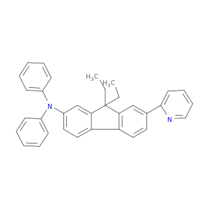 9H-Fluoren-2-amine, 9,9-diethyl-N,N-diphenyl-7-(2-pyridinyl)-