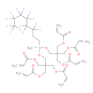 2-丙烯酸,2-[[[3-[[3-[(1-氧代-2-丙烯基)氧]-2,2-双[[(1-氧代-2-丙烯基)氧基]丙氧基](3,3,4,4,5,6,6,7,7,8,8-8-三氟辛基甲硅烷基]氧基]-2-[[(1-氧代-2-丙烯基)氧]甲基]-1,3-丙二酯