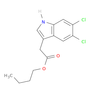 1H-Indole-3-acetic acid, 5,6-dichloro-, butyl ester