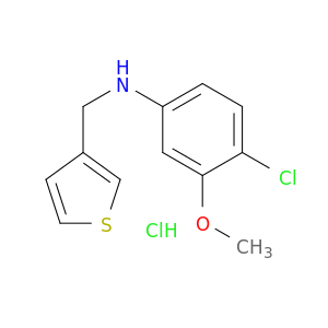 4-Chloro-3-Methoxy-N-(Thiophen-3-Ylmethyl)Aniline Hydrochloride