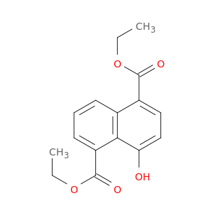 1,5-Naphthalenedicarboxylic acid, 4-hydroxy-, diethyl ester