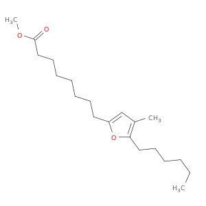 2-Furanoctanoic acid, 5-hexyl-4-methyl-, methyl ester