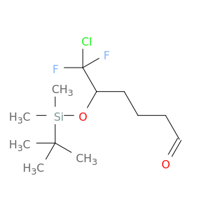 Hexanal, 6-chloro-5-[[(1,1-dimethylethyl)dimethylsilyl]oxy]-6,6-difluoro-
