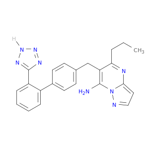Pyrazolo[1,5-a]pyrimidin-7-amine,5-propyl-6-[[2'-(2H-tetrazol-5-yl)[1,1'-biphenyl]-4-yl]methyl]-