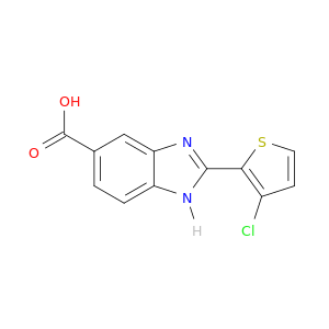 2-(3-氯-2-噻吩基)-1H-苯并咪唑-6-羧酸