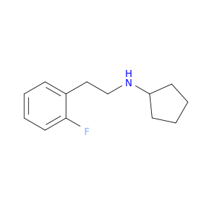 N-[2-(2-fluorophenyl)ethyl]cyclopentanamine