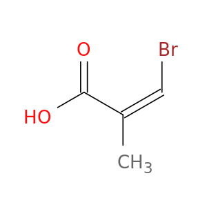 2-Propenoic acid, 3-bromo-2-methyl-, (Z)-