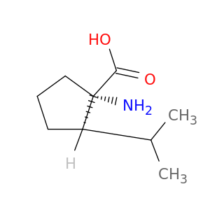 Cyclopentanecarboxylicacid, 1-amino-2-(1-methylethyl)-, (1S,2R)-