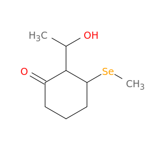 Cyclohexanone, 2-(1-hydroxyethyl)-3-(methylseleno)-