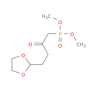 Phosphonic acid, [4-(1,3-dioxolan-2-yl)-2-oxobutyl]-, dimethyl ester